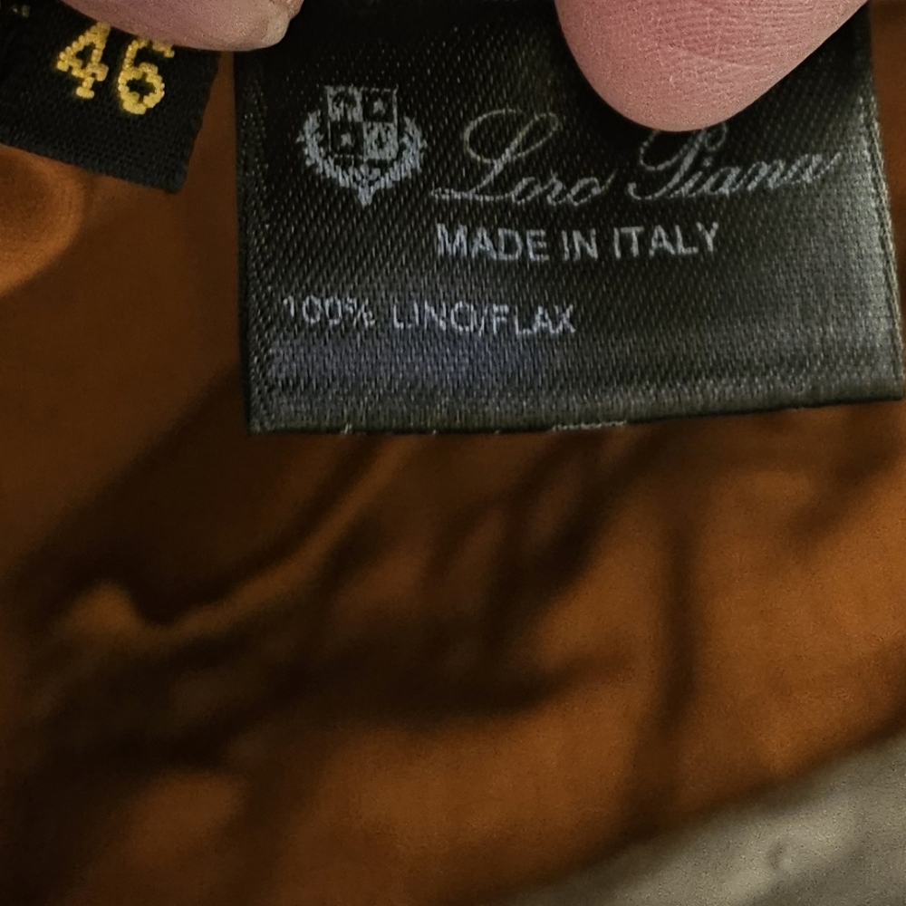 NEW Loro Piana Classic Linen Italian Trousers - Picture 6 of 8